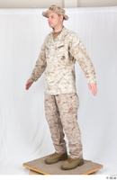  Photos Army Man in Camouflage uniform 13 21th century Army Desert uniform a poses whole body 0002.jpg